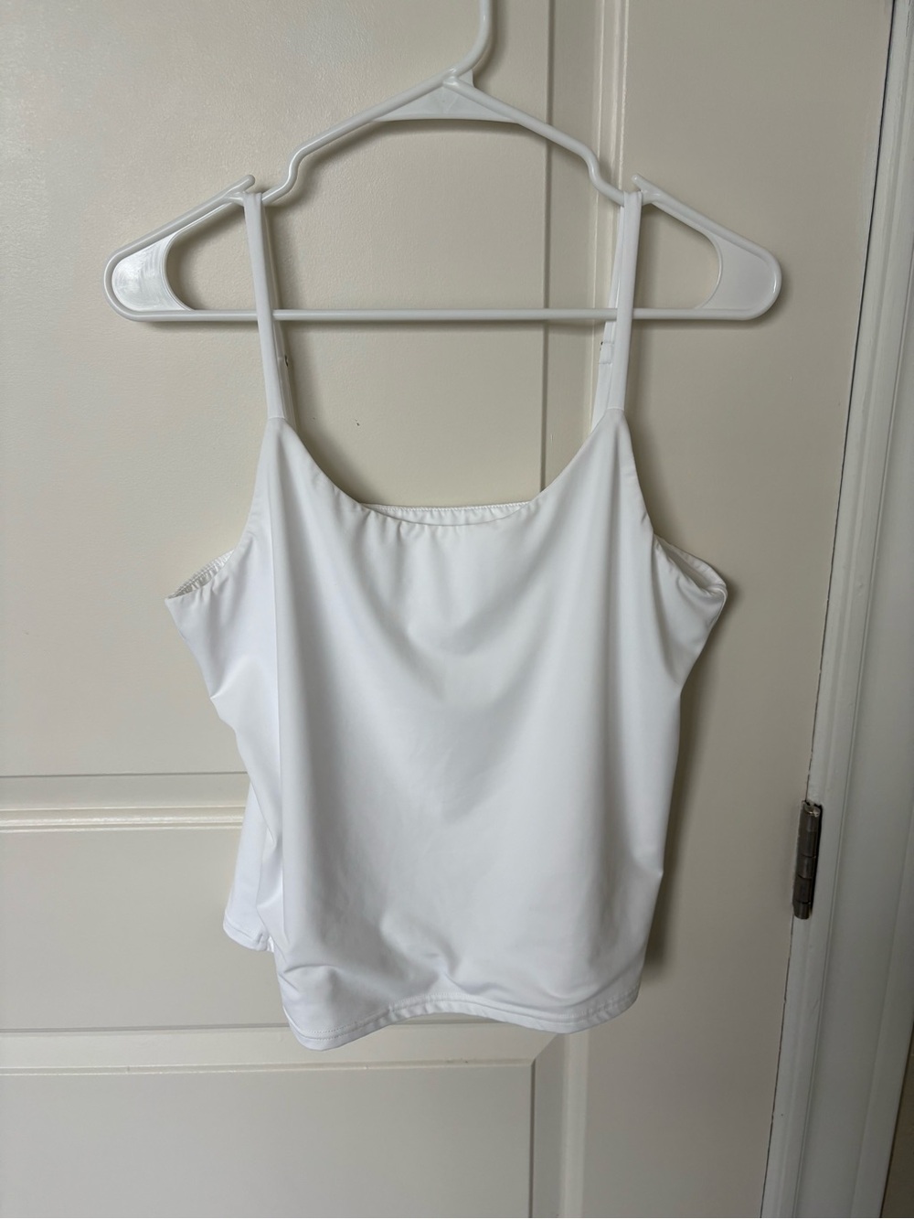 White Women's Spaghetti Strap Tank Top
